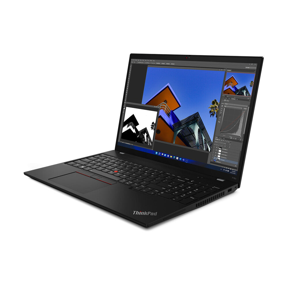 Lenovo ThinkPad P16s Gen 1 Laptop - 40.6 cm (16") - Intel® Core™ i7-1260P - 16 GB DDR4-SDRAM - 512 GB SSD - NVIDIA Quadro T550 - Wi-Fi 6E - Windows 11 Pro - Black