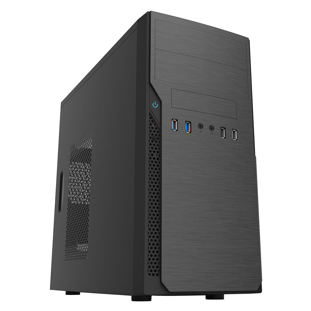 CiT CLASSIC MICRO - MicroATX Mid Tower Case in Black w/ 500W PSU