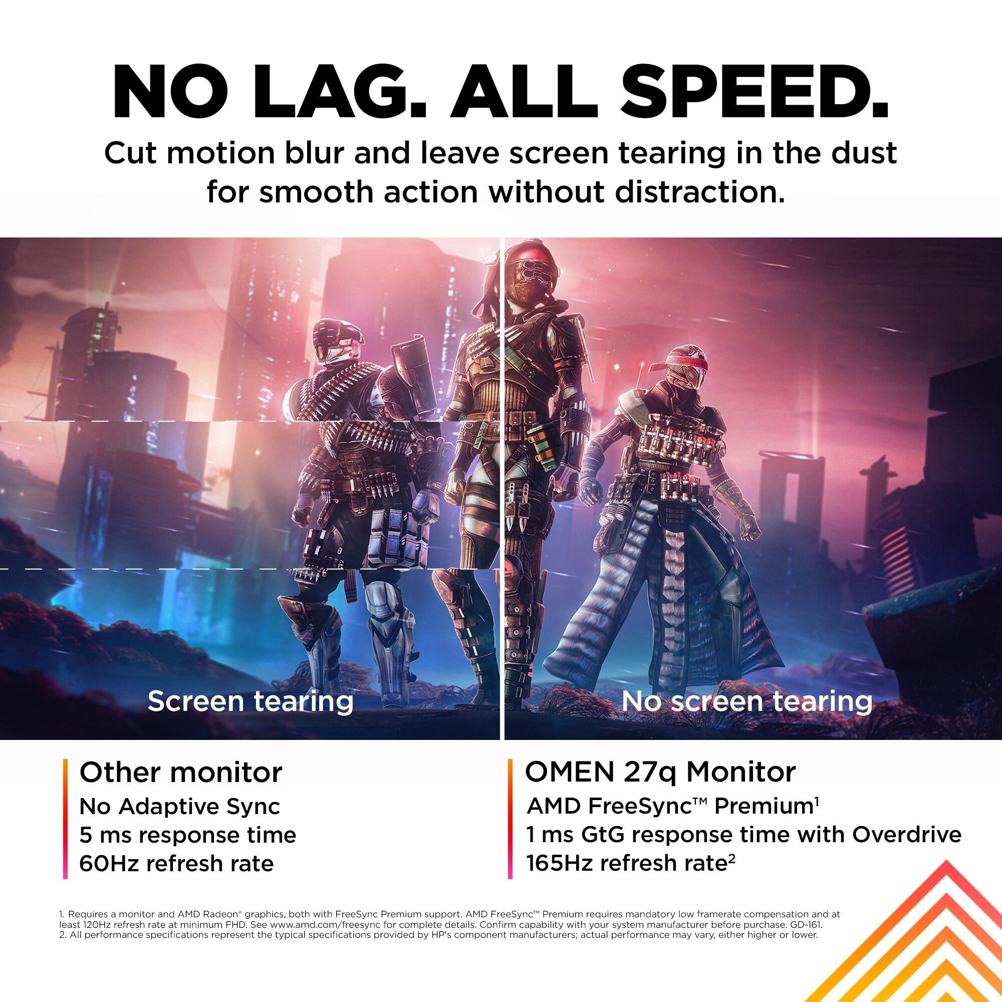 HP OMEN 27Q - 68.6 cm (27") - 2560 x 1440 pixels QHD Monitor