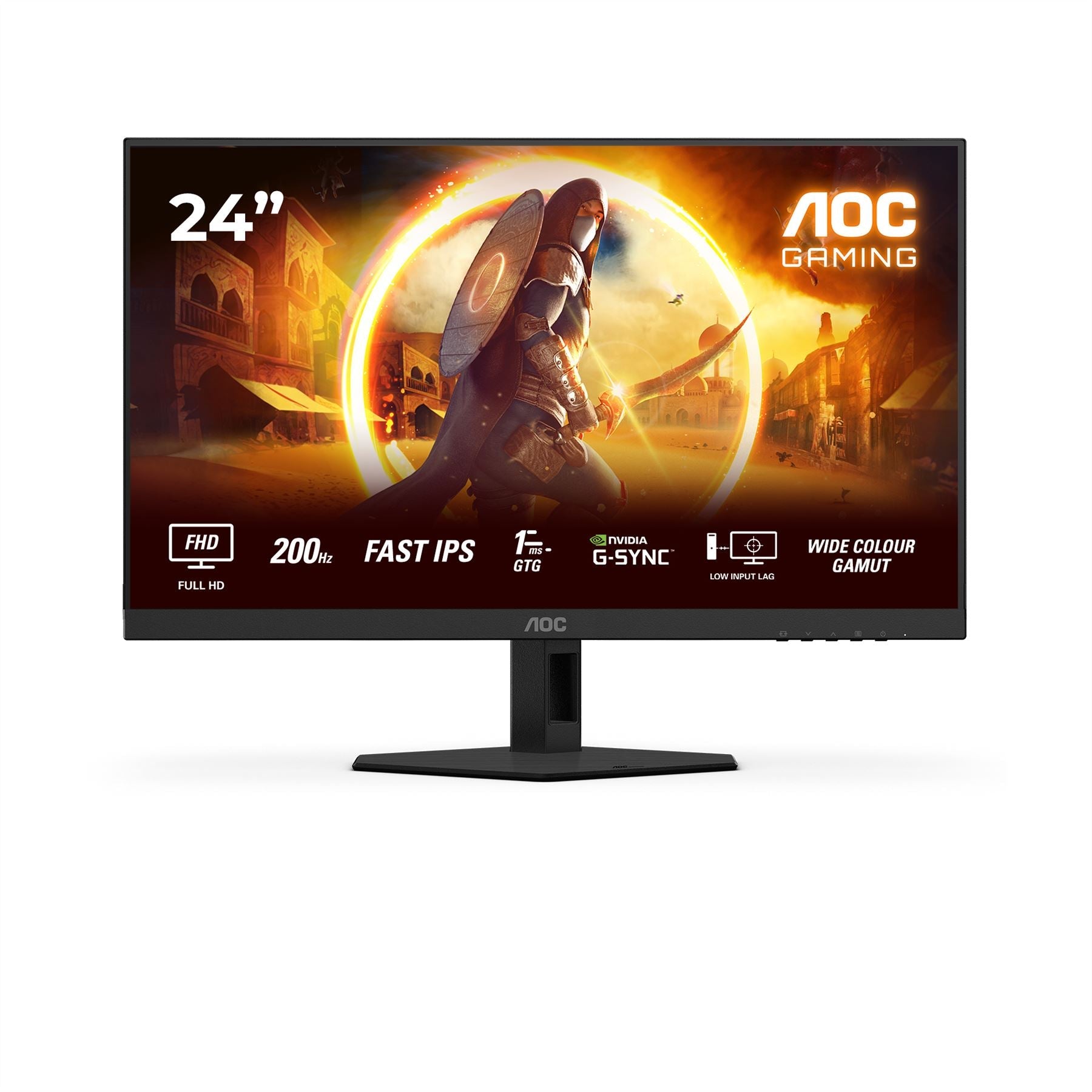 AOC G4 24G4HRE computer monitor 60.5 cm (23.8") 1920 x 1080 pixels Full HD LED Black/ Red