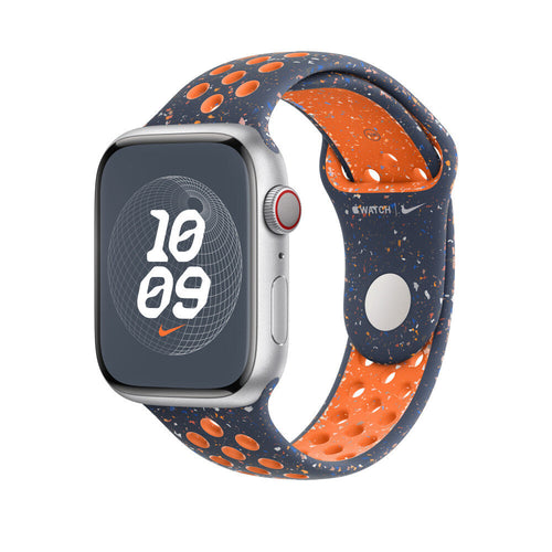 Apple MUV93ZM/A - 45mm Blue Flame Nike Sport Band - M/L