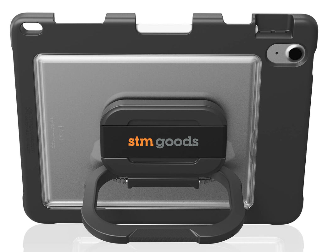 STM Dux Swivel Folio Case for 10.9" iPad in Black / Transparent