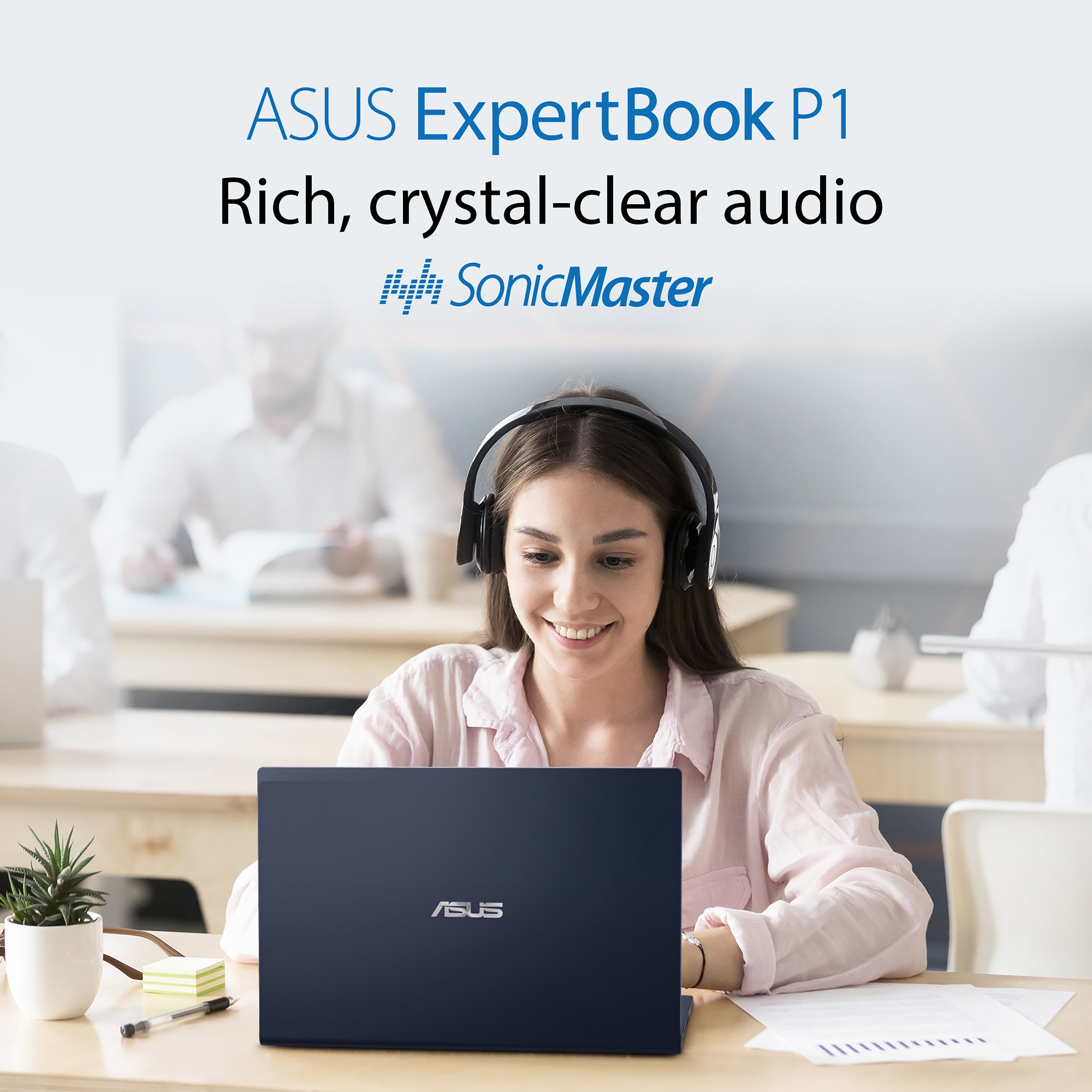 ASUS ExpertBook P1 Laptop - 39.6 cm (15.6") - Intel® Core™ i7-13620H - 16 GB DDR5-SDRAM - 512 GB SSD - Wi-Fi 6 - Windows 11 Pro - Grey