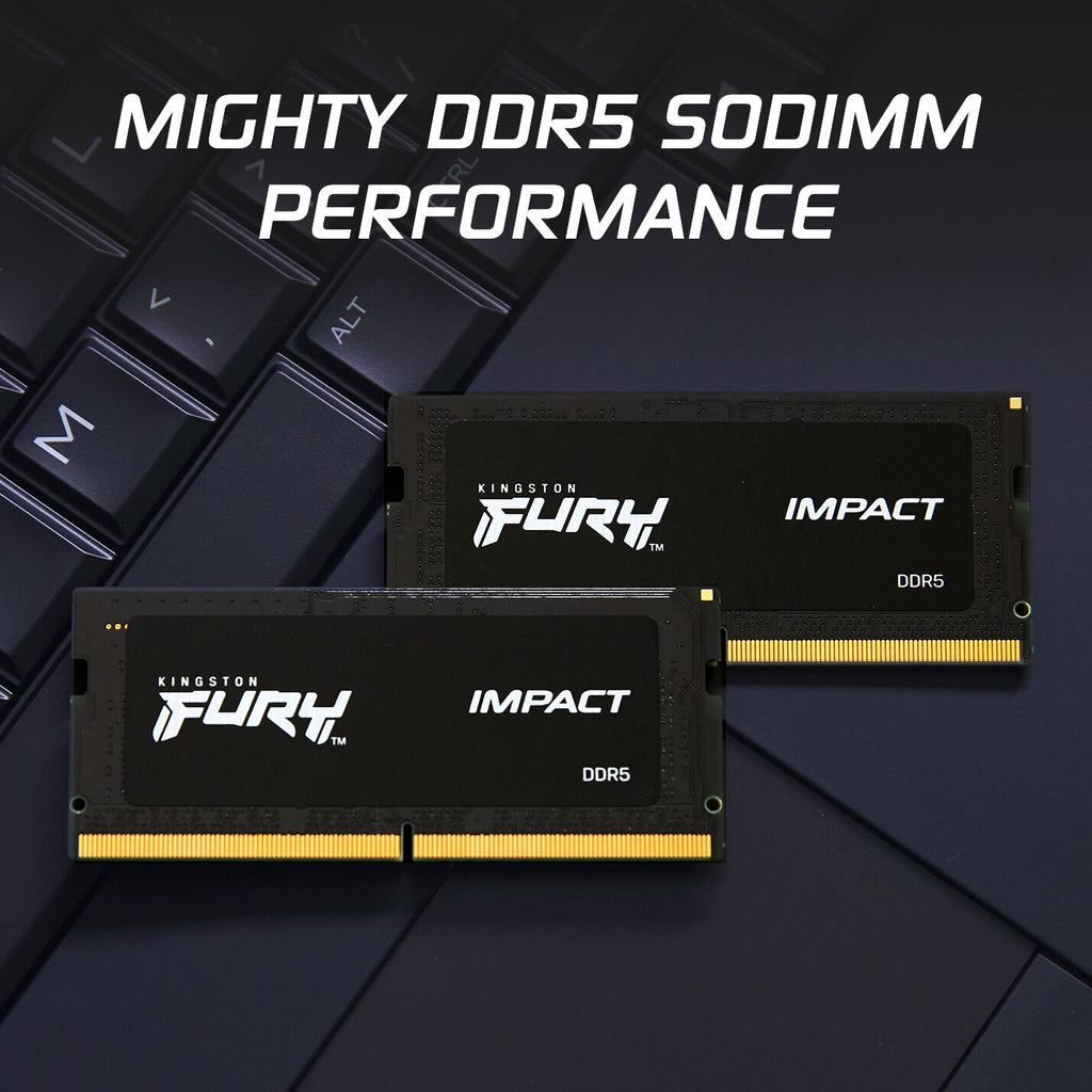 Kingston Technology FURY Impact PnP - 32 GB 2 x 16 GB 5600MT/s DDR5 SO-DIMM memory module