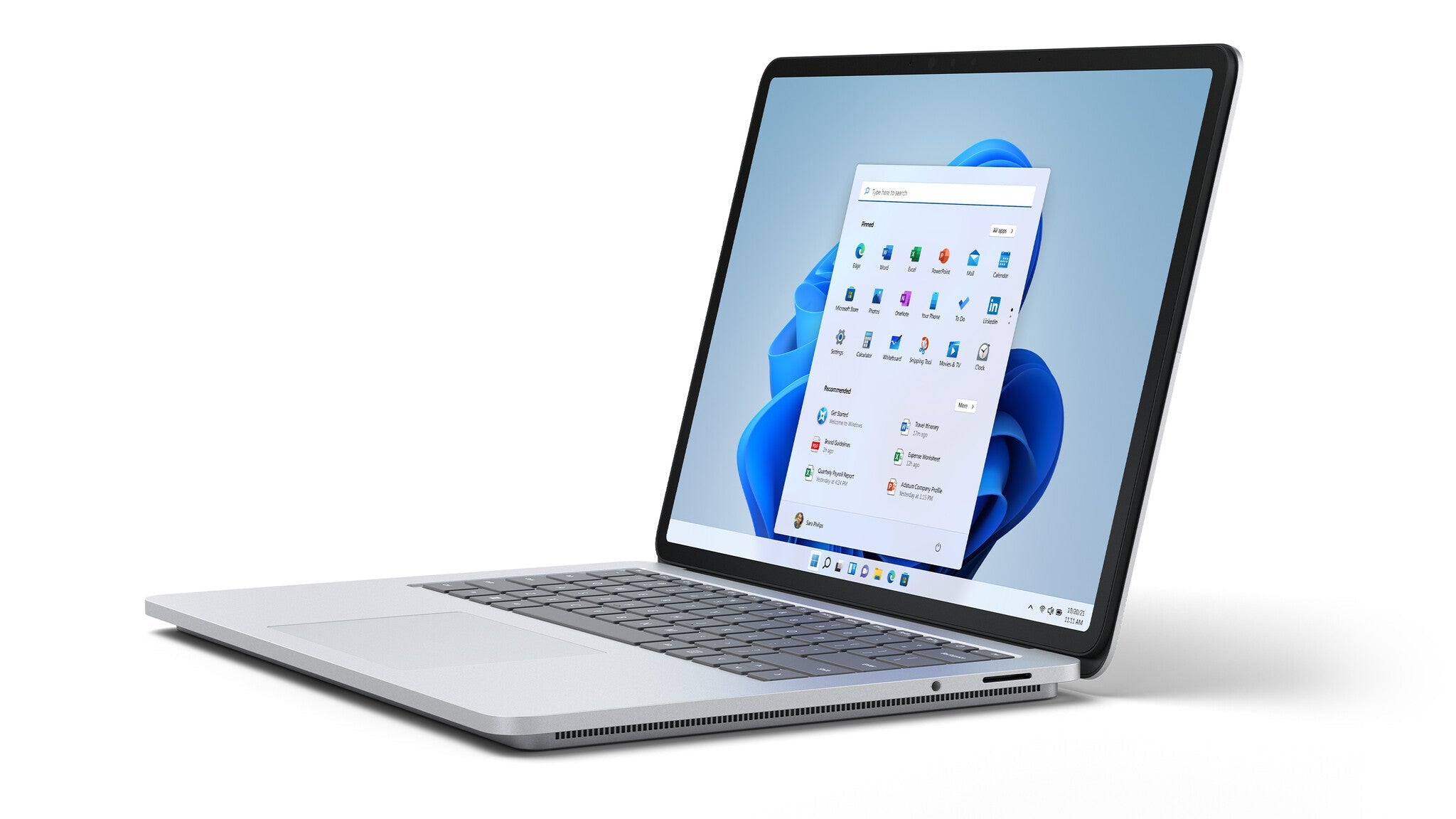 Microsoft Surface Laptop Studio Hybrid (2-in-1) - 36.6 cm (14.4") - Touchscreen - Intel® Core™ i7-11370H - 32 GB LPDDR4x-SDRAM - 2 TB SSD - NVIDIA RTX A2000 - Wi-Fi 6 - Windows 11 Pro - Platinum