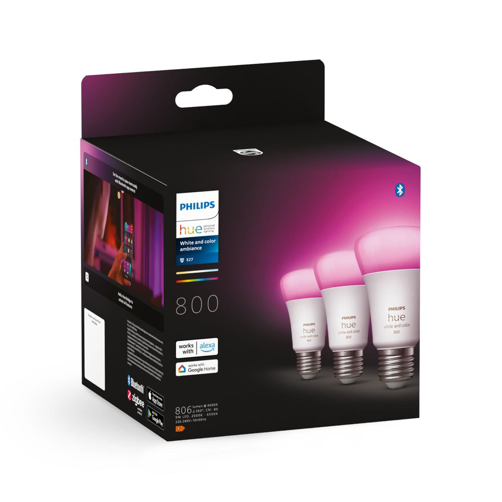 Philips Hue White and colour ambience 8719514328389 smart lighting Smart bulb Bluetooth/Zigbee 9 W