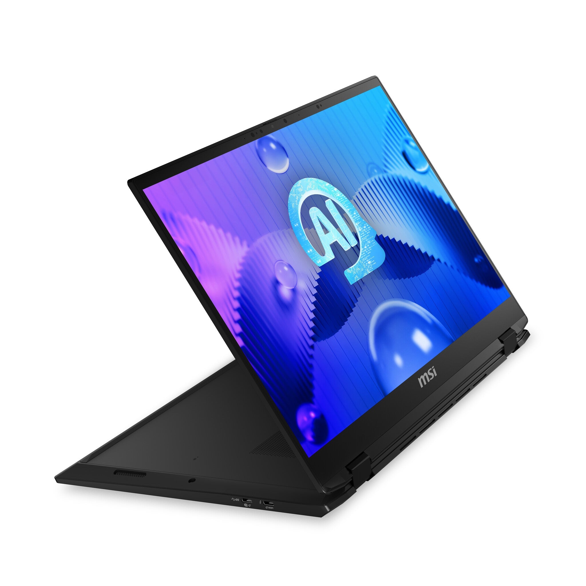 MSI Summit E16 AI Studio Hybrid (2-in-1) - 40.6 cm (16") - Touchscreen - Intel Core Ultra 7 155H - 32 GB LPDDR5-SDRAM - 2 TB SSD - NVIDIA GeForce RTX 4060 - Wi-Fi 7 - Windows 11 Pro - Black