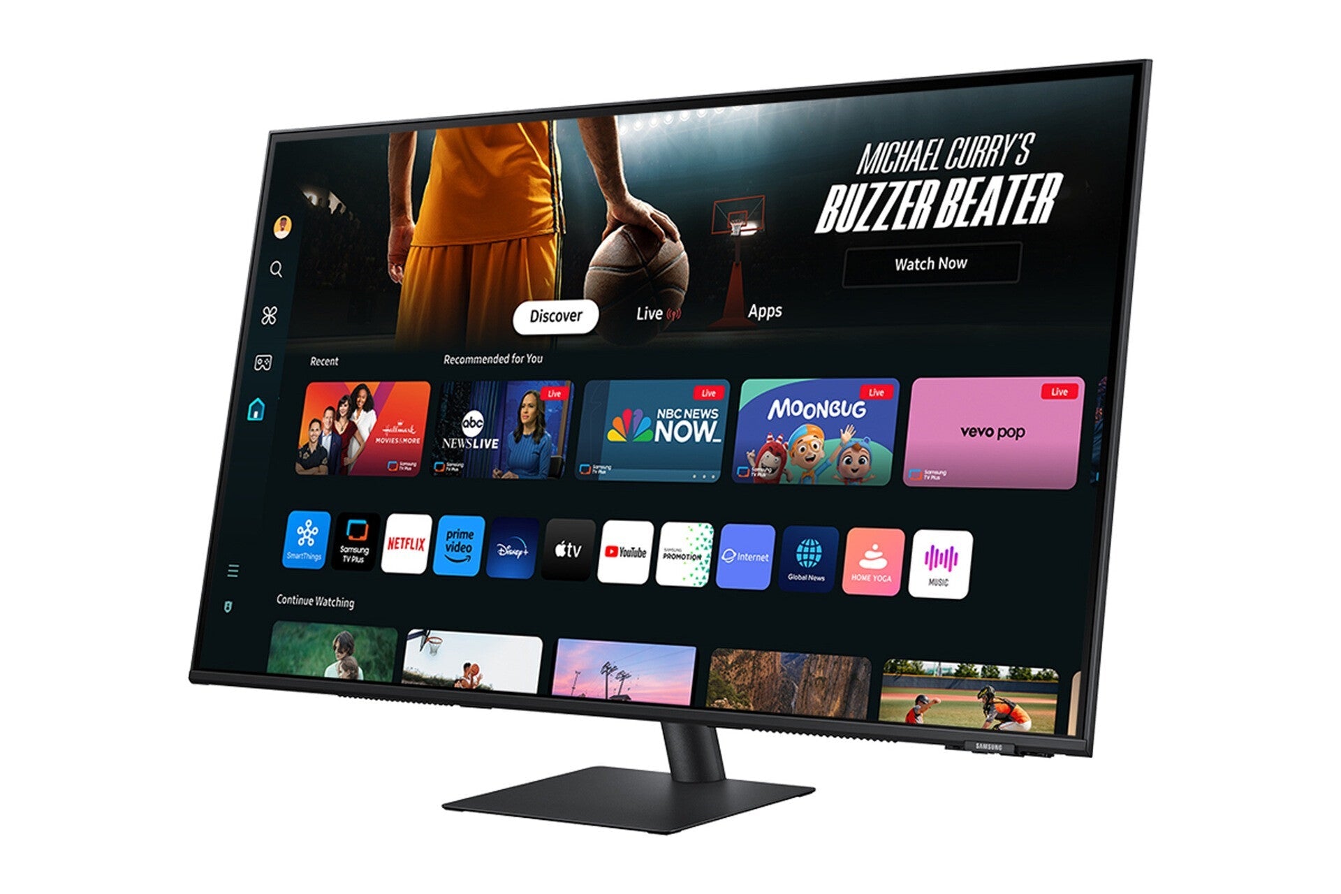 Samsung Smart Monitor M7 - 109.2 cm (43") - 3840 x 2160 pixels 4K UHD LCD Monitor with Remote