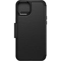 Strada Series Folio Case with MagSafe for iPhone 15 Plus in Shadow