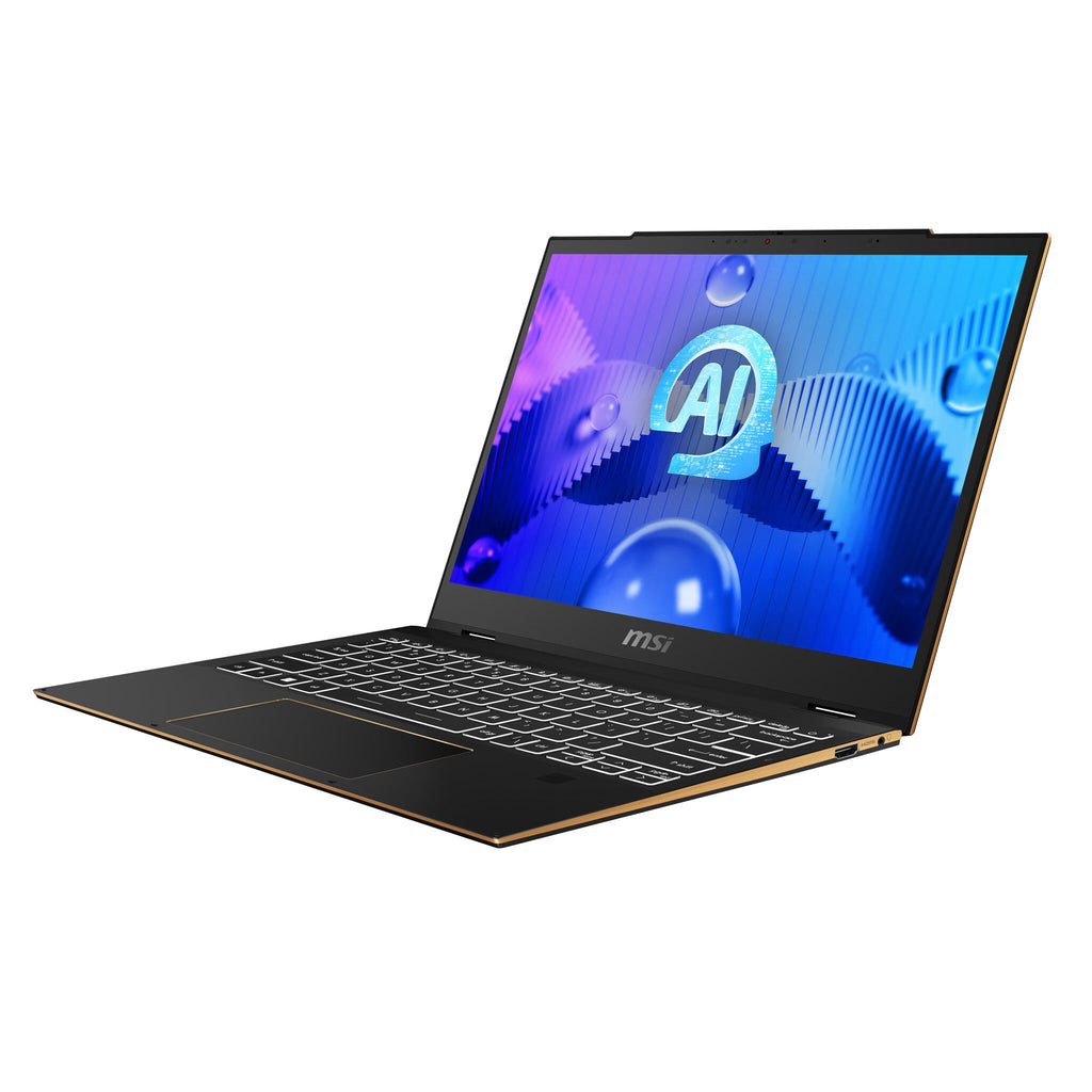 MSI Summit E13 AI Evo A1MTG Hybrid (2-in-1) - 33.8 cm (13.3") - Touchscreen - Intel Core Ultra 7 155H - 32 GB LPDDR5-SDRAM - 1 TB SSD - Wi-Fi 7 - Windows 11 Pro - Black
