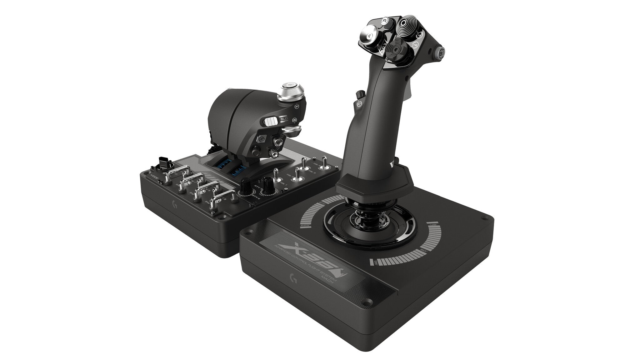Logitech G - G X56 HOTAS RGB - Wired USB Throttle + Joystick for PC