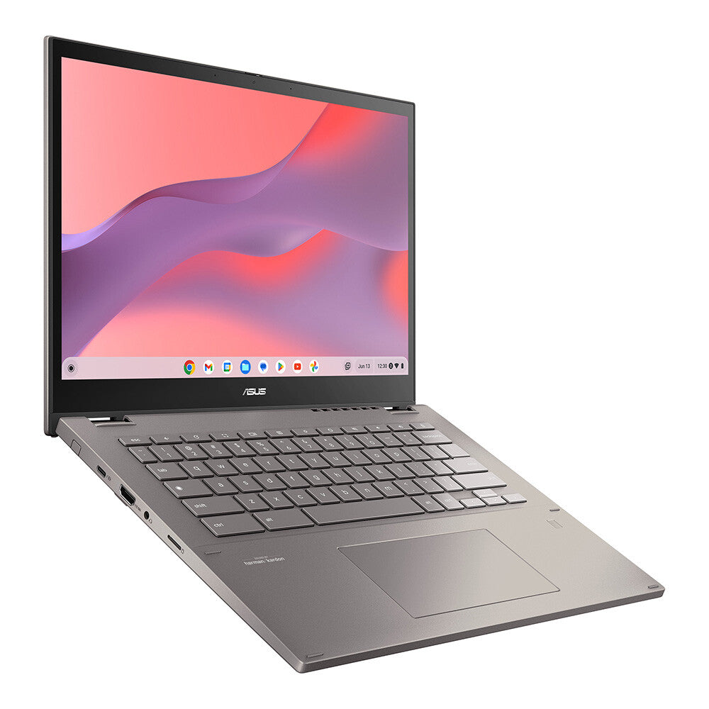 ASUS Chromebook CM34 Flip - 35.6 cm (14") - Touchscreen - AMD Ryzen™ 3 7320C - 8 GB LPDDR5-SDRAM - 128 GB SSD - Wi-Fi 6 - ChromeOS - Grey