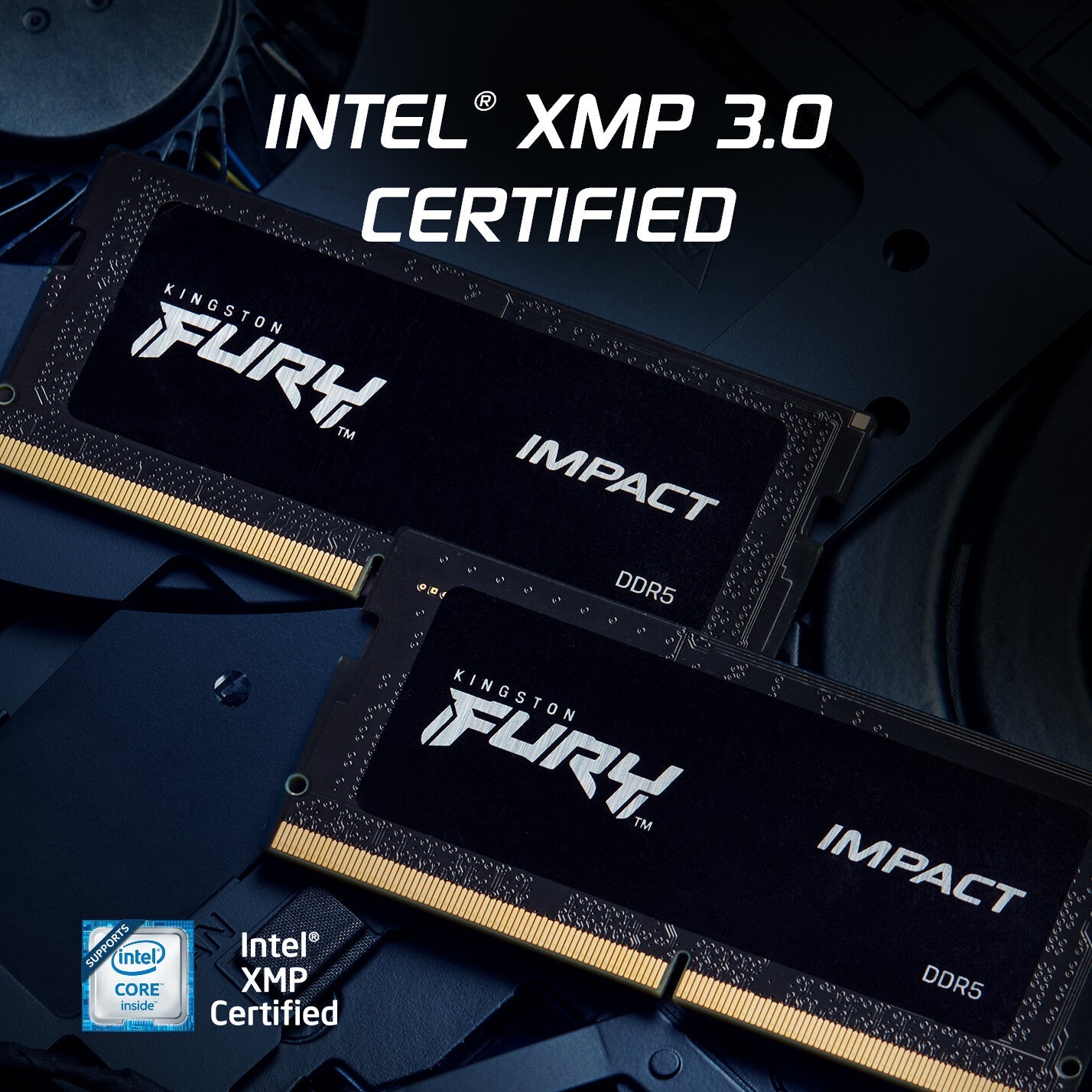Kingston Technology FURY Impact PnP - 32 GB 2 x 16 GB 5600MT/s DDR5 SO-DIMM memory module