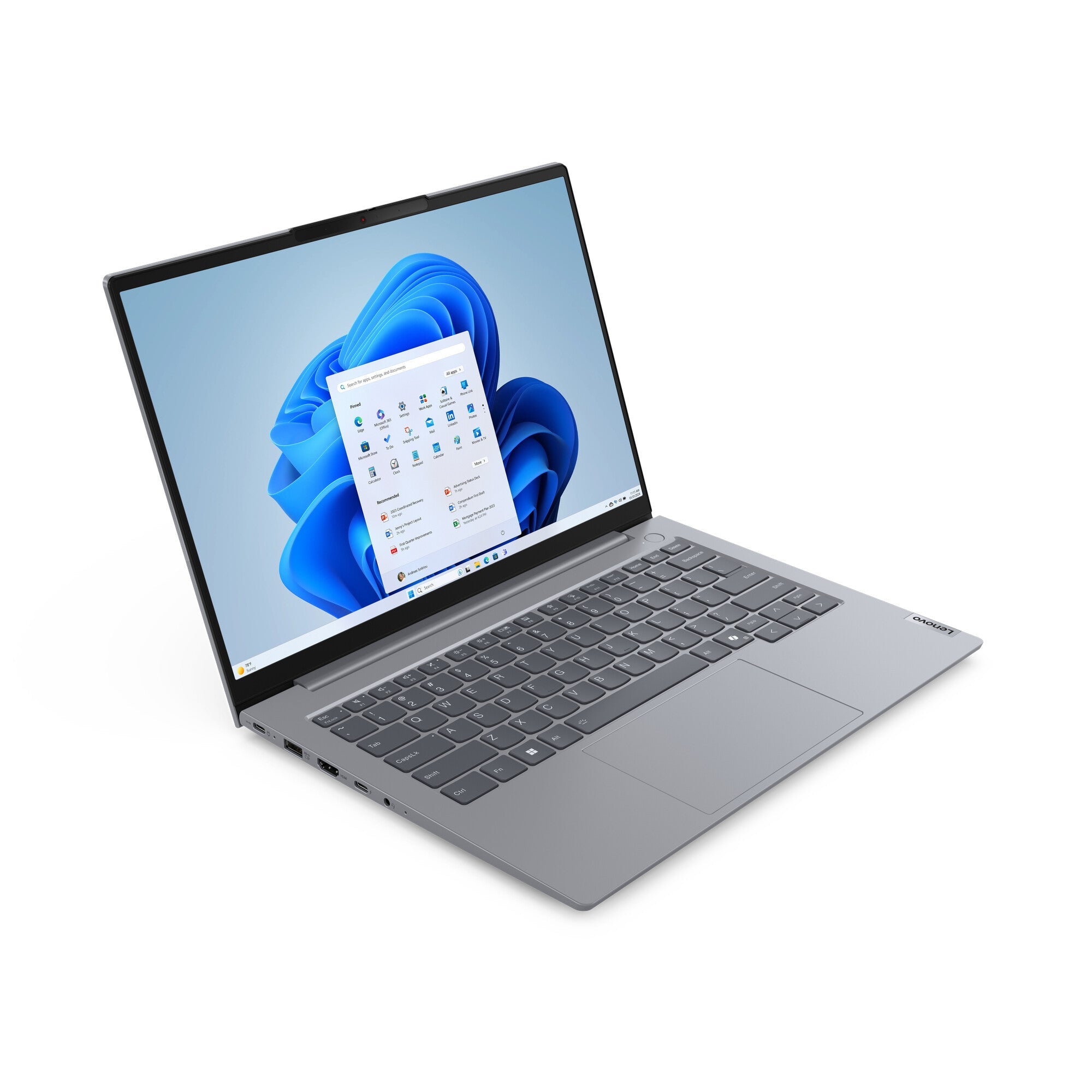 Lenovo ThinkBook 14 G7 IML Laptop - 35.6 cm (14") - Intel Core Ultra 5 125U - 16 GB DDR5-SDRAM - 512 GB SSD - Wi-Fi 6E - Windows 11 Pro - Grey