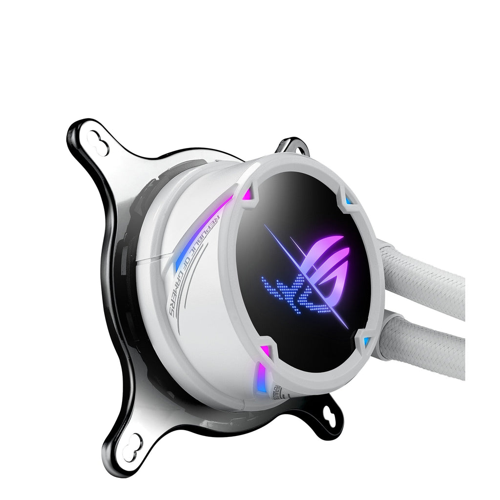 ASUS ROG STRIX LC II 240 ARGB "White Edition" - All-in-one Liquid Processor Cooler in White - 240mm
