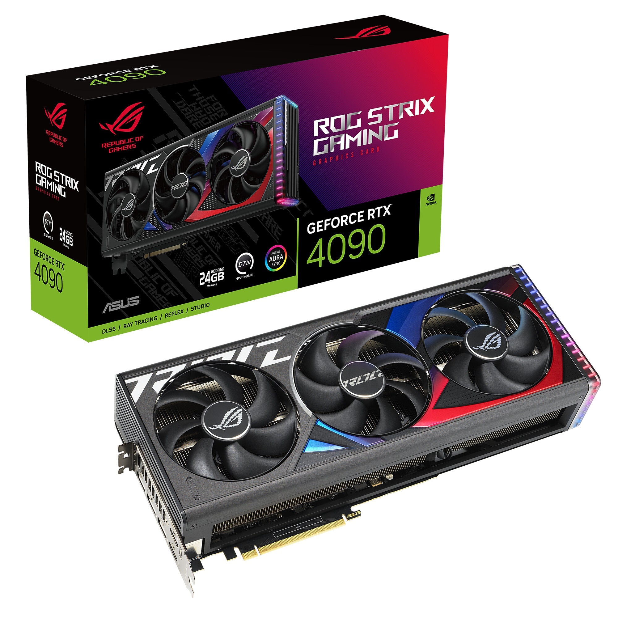 ASUS ROG STRIX GAMING - NVIDIA 24 GB GDDR6X GeForce RTX 4090 graphics card