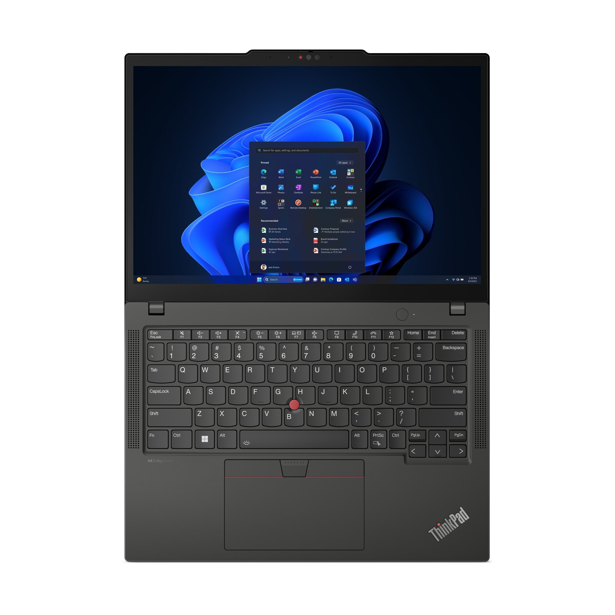 Lenovo ThinkPad X13 Laptop - 33.8 cm (13.3") - Intel Core Ultra 5 125U - 16 GB LPDDR5x-SDRAM - 512 GB SSD - Wi-Fi 6E - Windows 11 Pro - Black