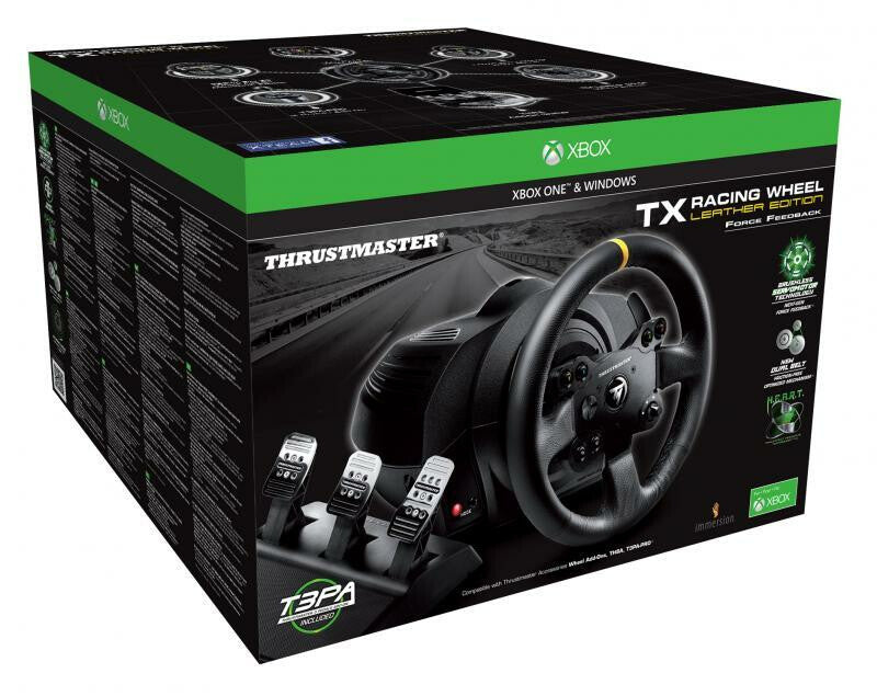 Thrustmaster TX Racing Wheel "Leather Edition" - Steering wheel + Pedals for PC / Xbox One