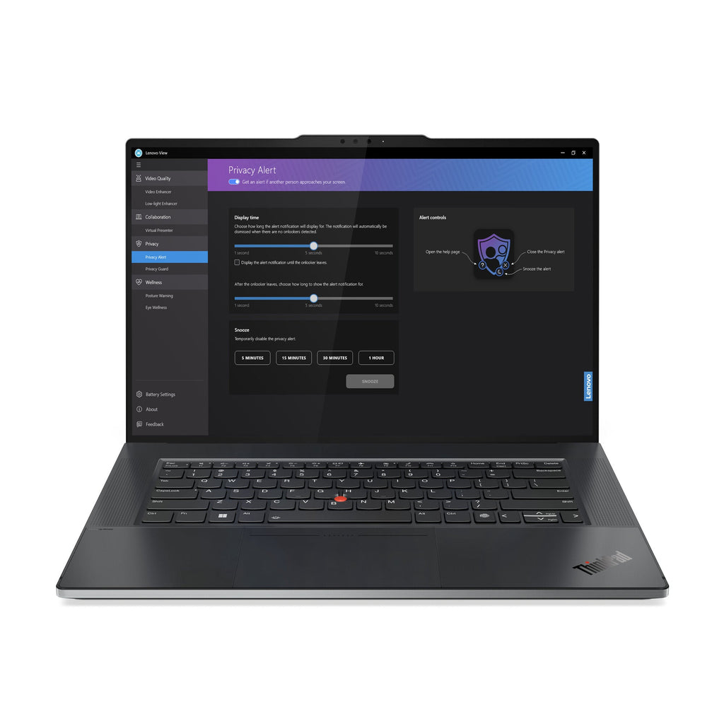 Lenovo ThinkPad Z16 (Gen 2) Laptop - 40.6 cm (16") - Touchscreen - AMD Ryzen™ 7 7840HS - 32 GB LPDDR5x-SDRAM - 1 TB SSD - AMD Radeon RX 6550M - Wi-Fi 6E - Windows 11 Pro - Grey