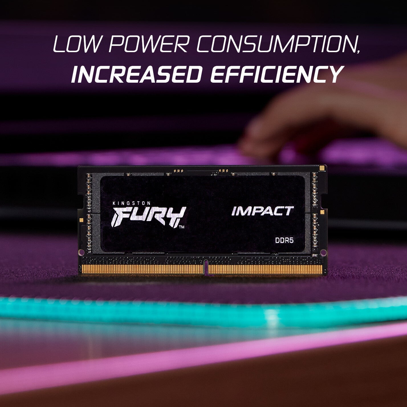 Kingston Technology FURY Impact - 8 GB 1 x 8 GB DDR5 SO-DIMM 4800MT/s memory module