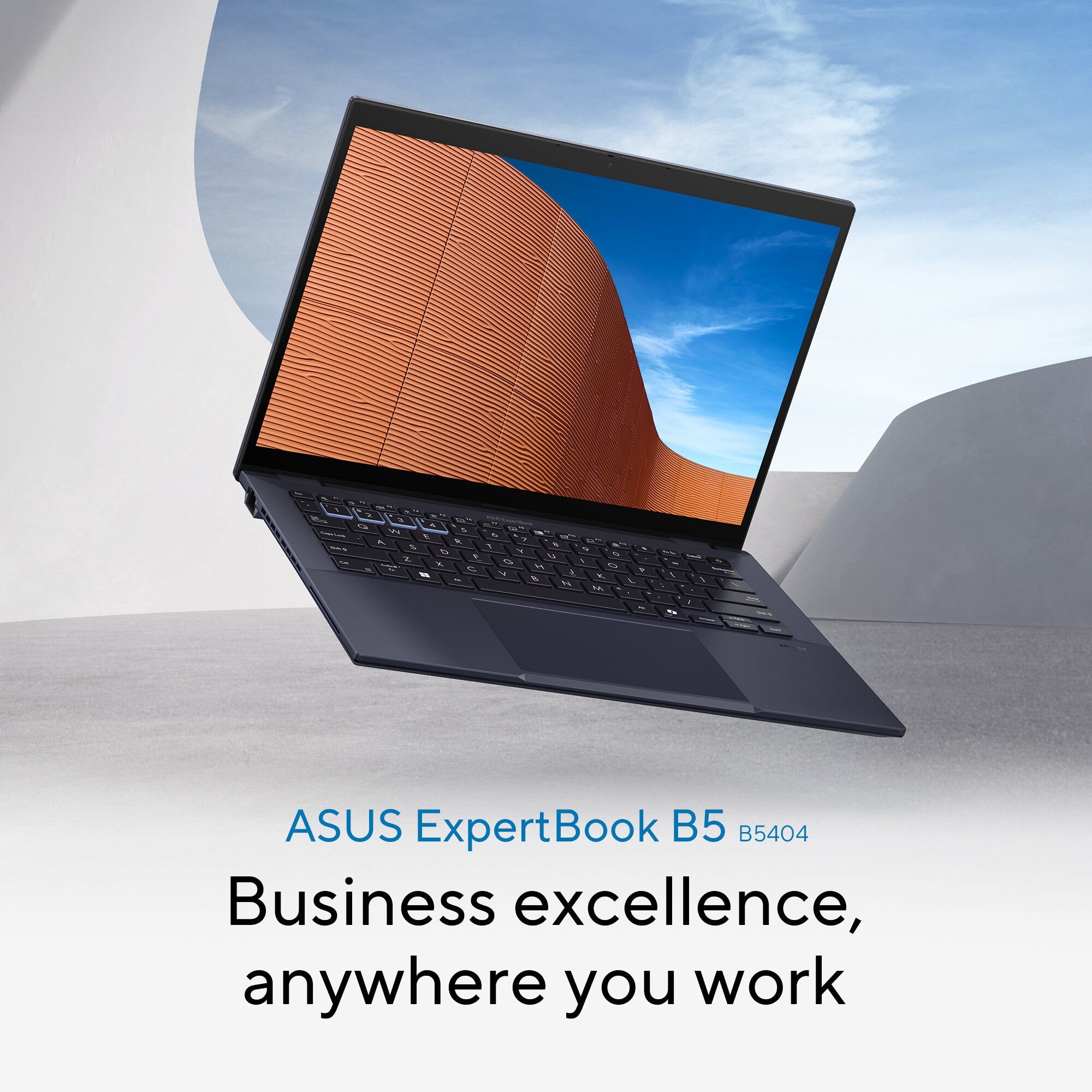 ASUS ExpertBook B5 Laptop - 35.6 cm (14") - Intel Core Ultra 7 155U - 16 GB DDR5-SDRAM - 512 GB SSD - Wi-Fi 6E - Windows 11 Pro - Black