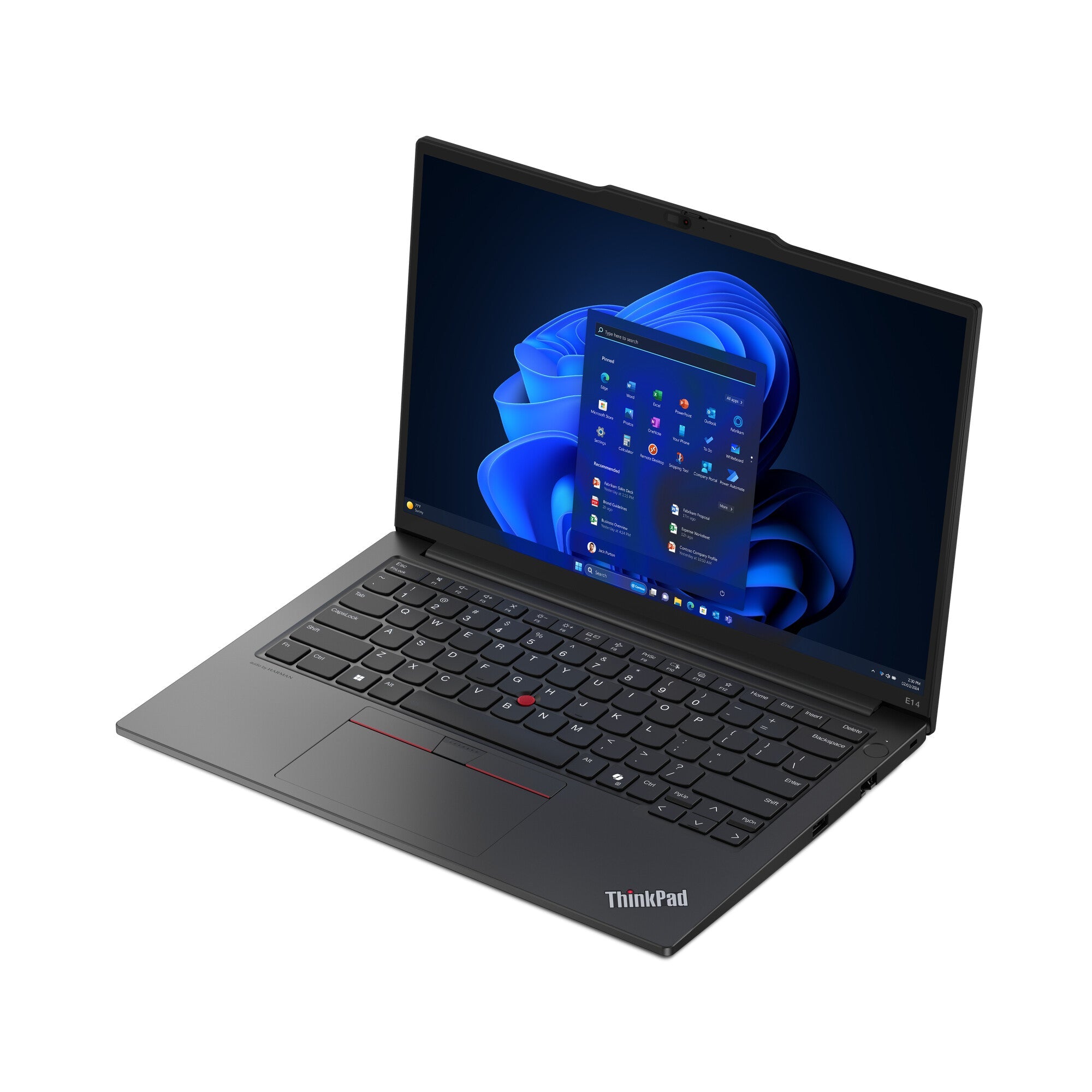 Lenovo ThinkPad E14 Laptop - 35.6 cm (14") - AMD Ryzen™ 5 7535HS - 16 GB DDR5-SDRAM - 256 GB SSD - Wi-Fi 6E - Windows 11 Pro - Black