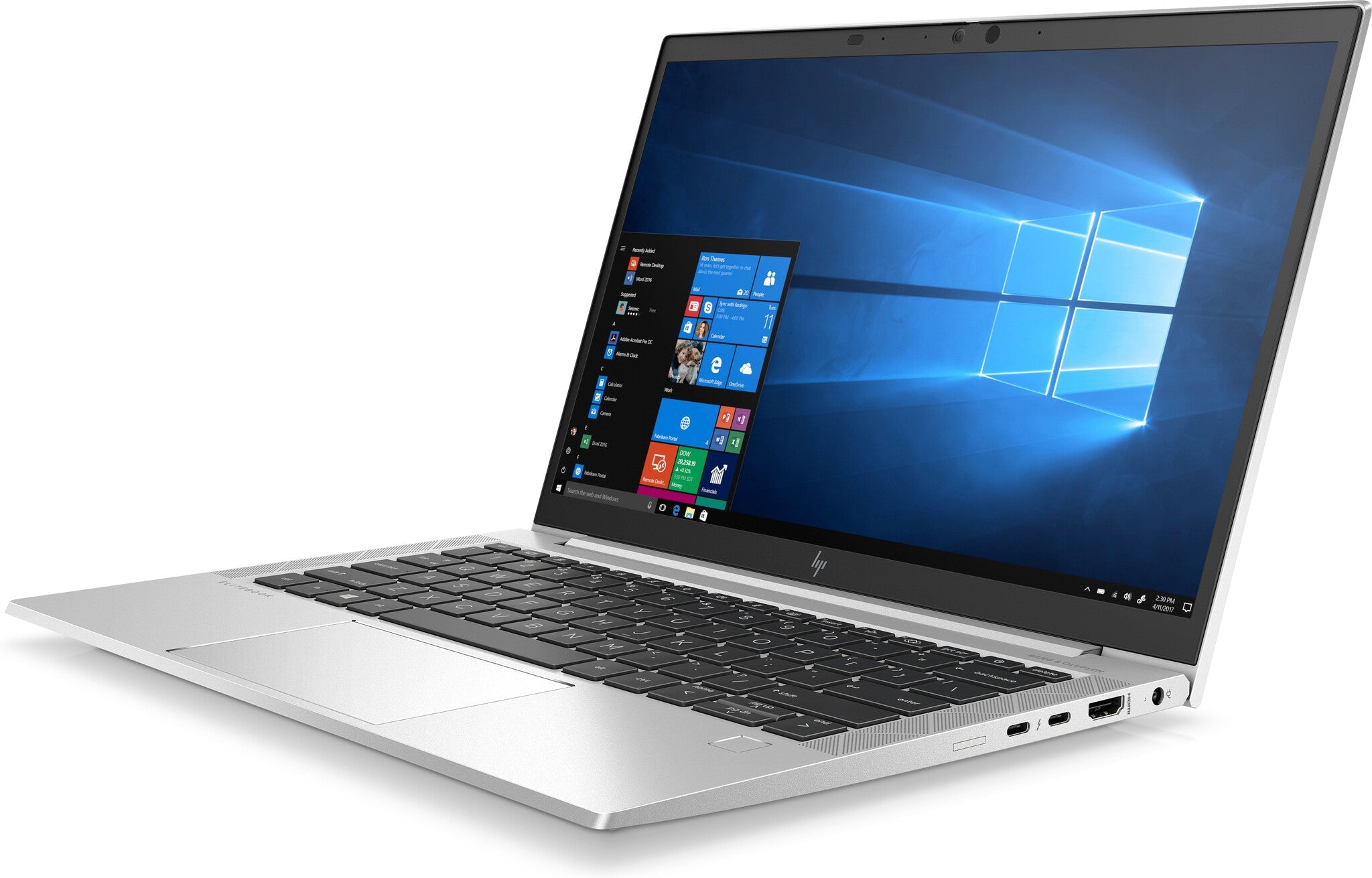 HP EliteBook 830 G7 Laptop - 33.8 cm (13.3") - Touchscreen - Intel® Core™ i5-10210U - 8 GB DDR4-SDRAM - 256 GB SSD - Wi-Fi 6 - Windows 10 Pro - Silver