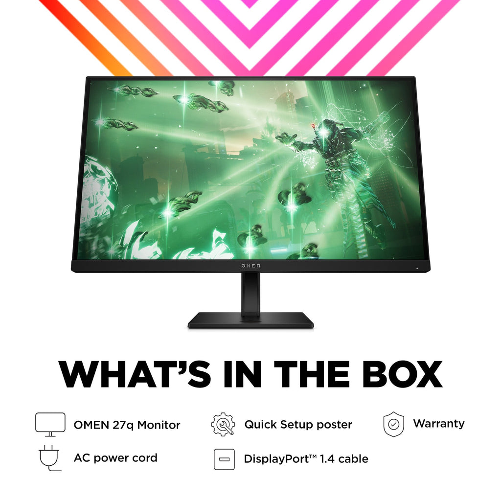 HP OMEN 27Q - 68.6 cm (27") - 2560 x 1440 pixels QHD Monitor