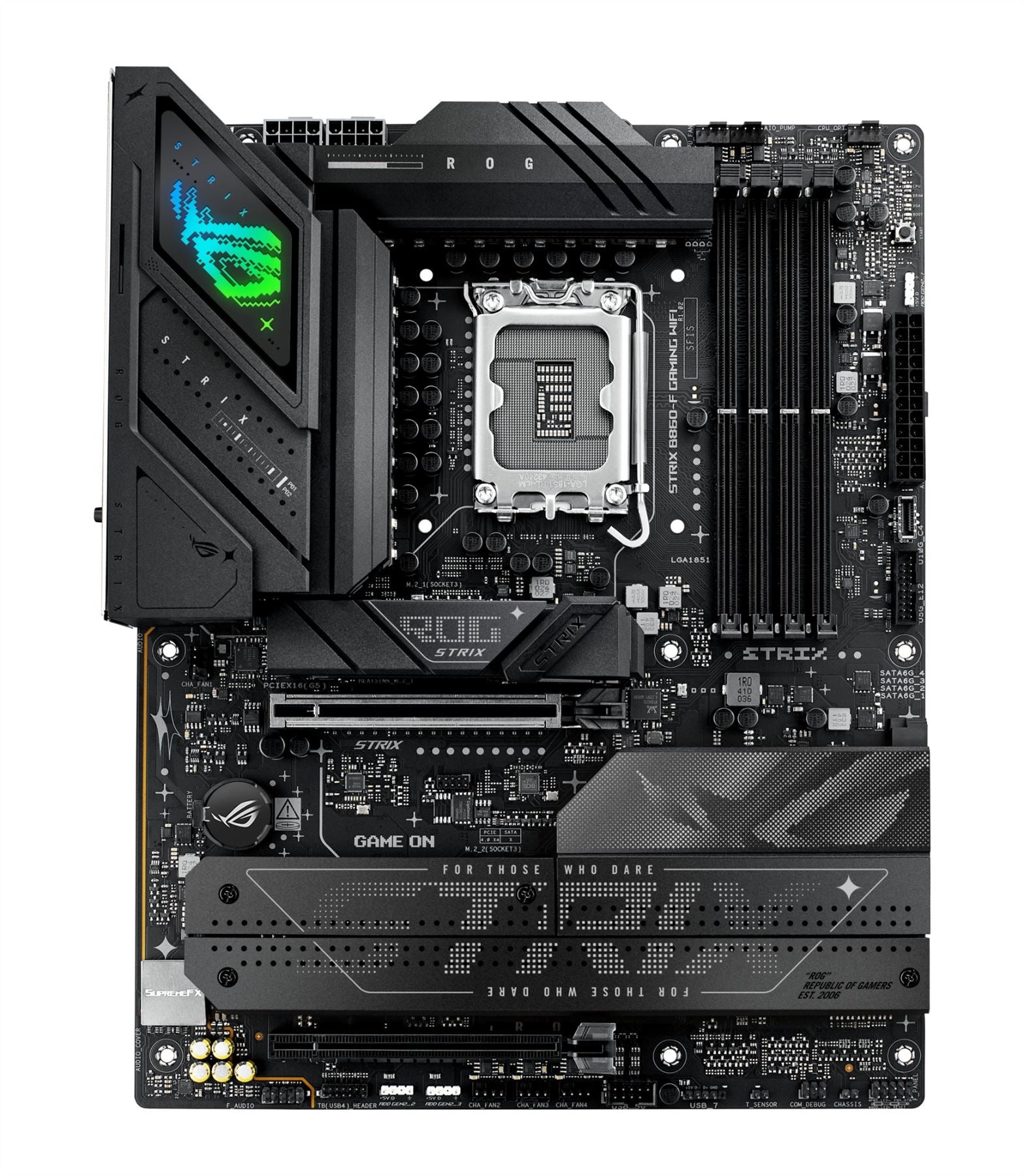 ASUS ROG STRIX B860-F GAMING WIFI ATX motherboard - Intel B860 LGA 1851