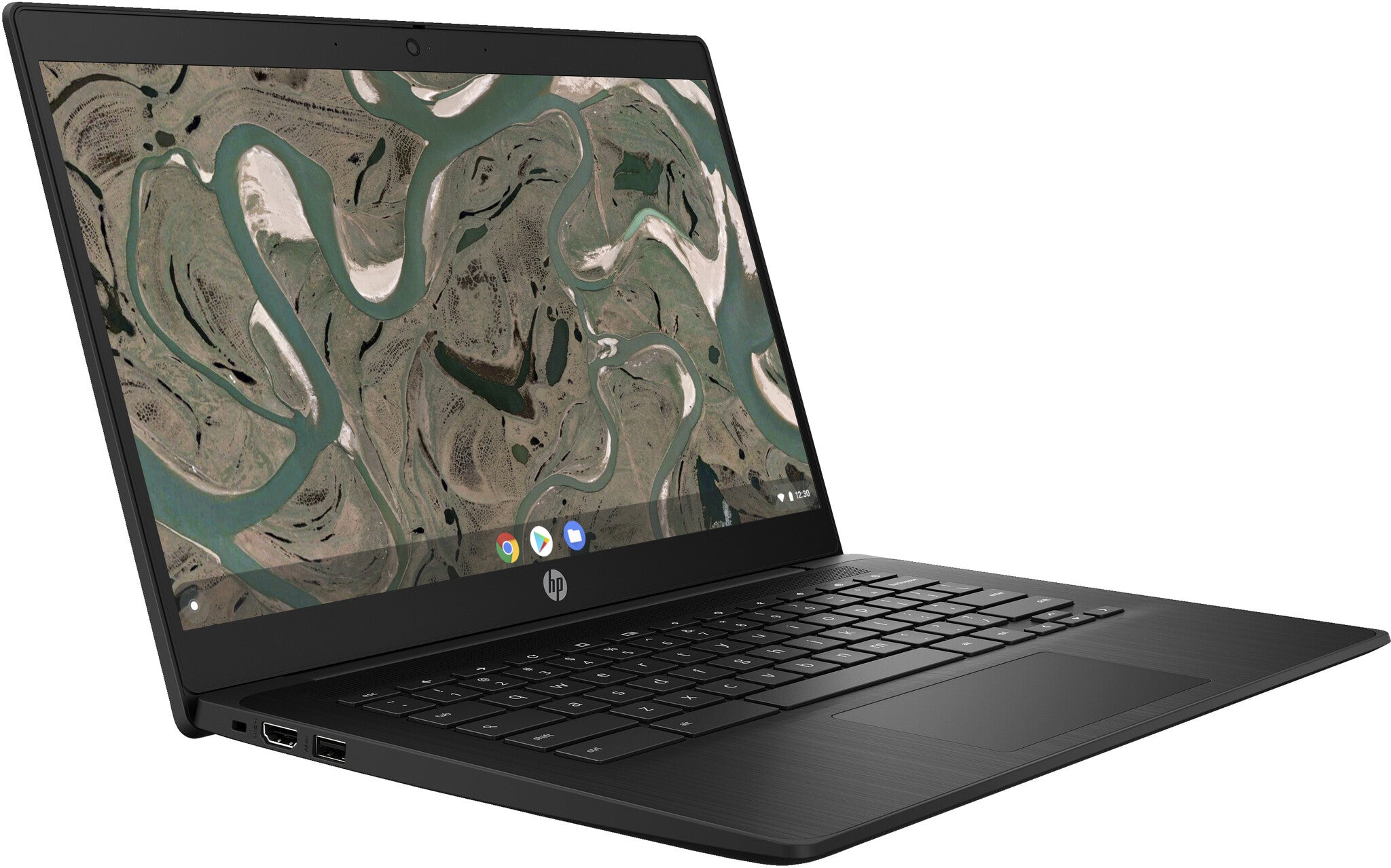HP Chromebook 14 G7 - 35.6 cm (14") - Intel® Celeron® N5100 - 8 GB LPDDR4x-SDRAM - 32 GB eMMC - Wi-Fi 6 - ChromeOS - Black