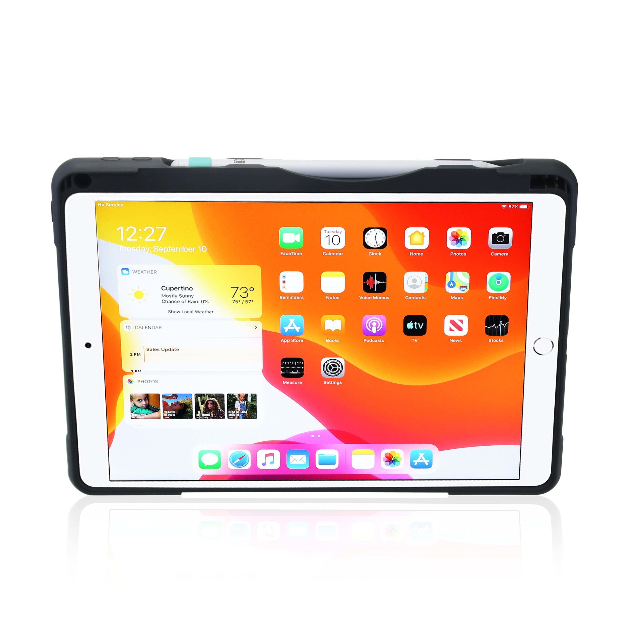 DEQSTER Rugged Case #RQ1 (2021) for 10.2" iPad in Green