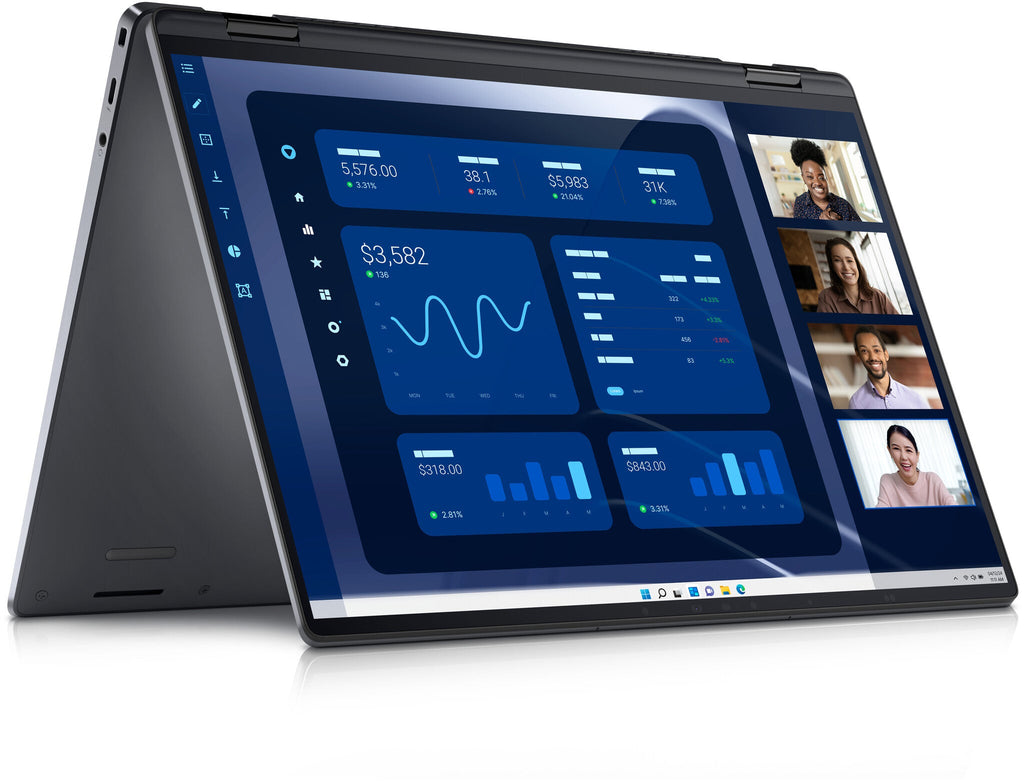 DELL Latitude 9450 Hybrid (2-in-1) - 35.6 cm (14") - Touchscreen - Intel Core Ultra 7 165U - 16 GB LPDDR5x-SDRAM - 512 GB SSD - Wi-Fi 7 - Windows 11 Pro - Grey