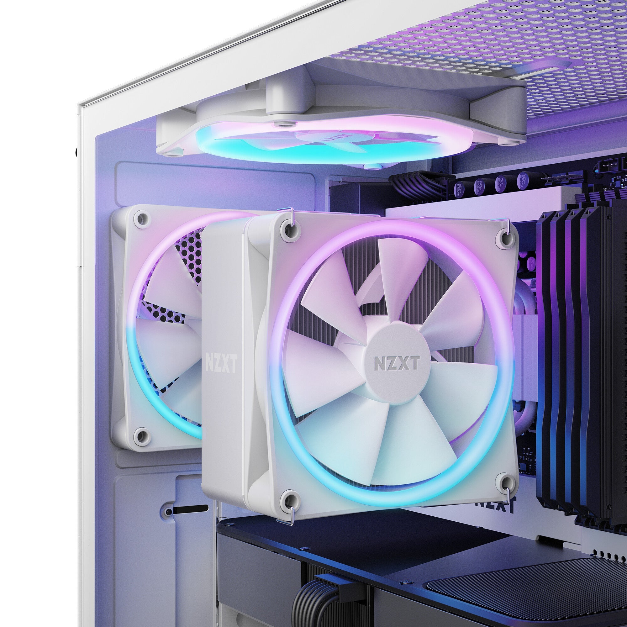NZXT T120 RGB - Air Processor Cooler in White - 120mm