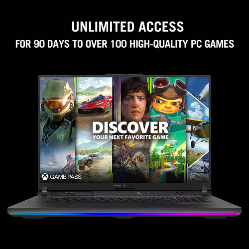 ASUS ROG Strix SCAR 18 Laptop - 45.7 cm (18") - Intel® Core™ i9-14900HX - 32 GB DDR5-SDRAM - 2 TB SSD - NVIDIA GeForce RTX 4090 - Wi-Fi 6E - Windows 11 Home - Black