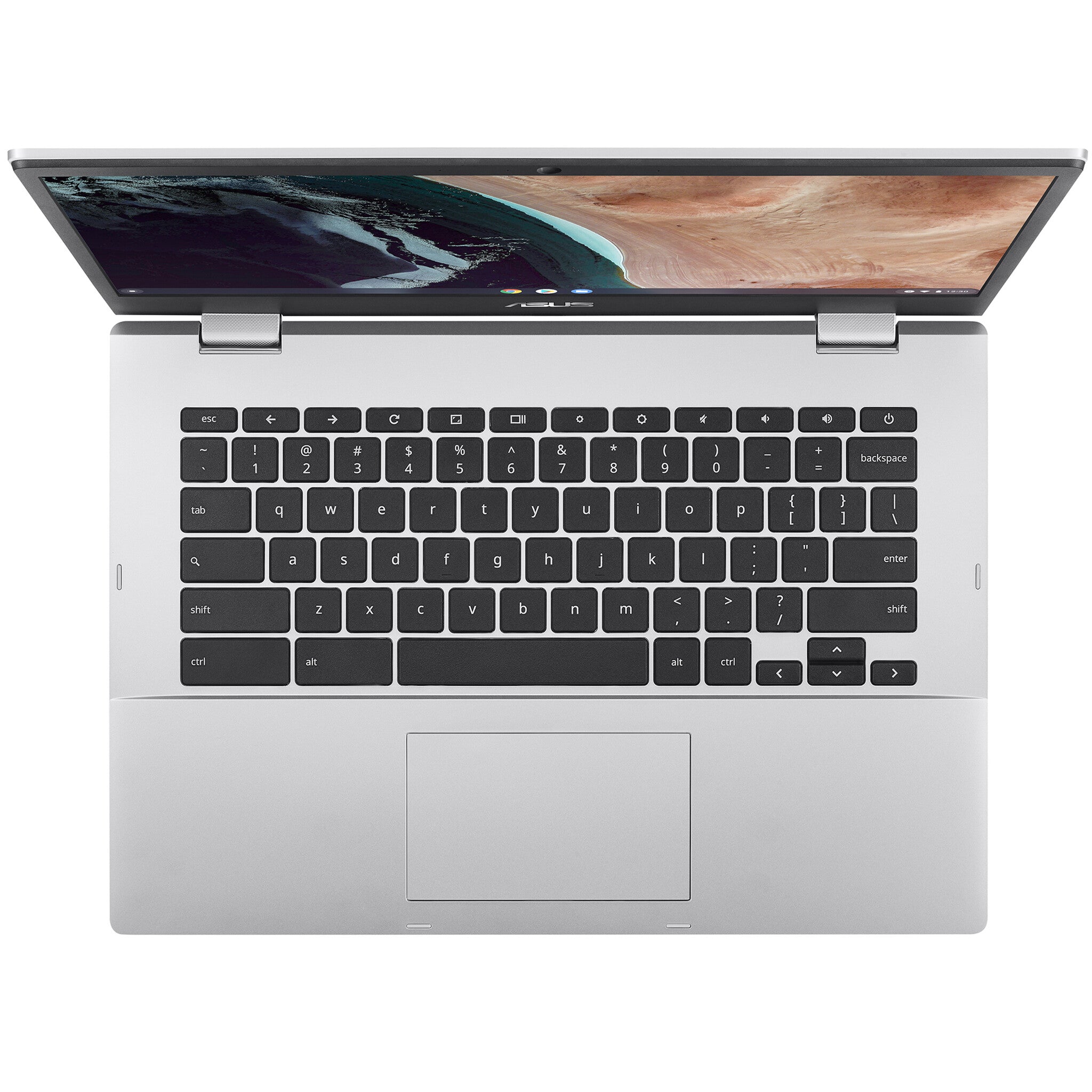 ASUS Chromebook CX1 - 35.6 cm (14") - Intel® Celeron® N4500 - 4 GB LPDDR4x-SDRAM - 128 GB eMMC - Wi-Fi 6 - ChromeOS - Silver