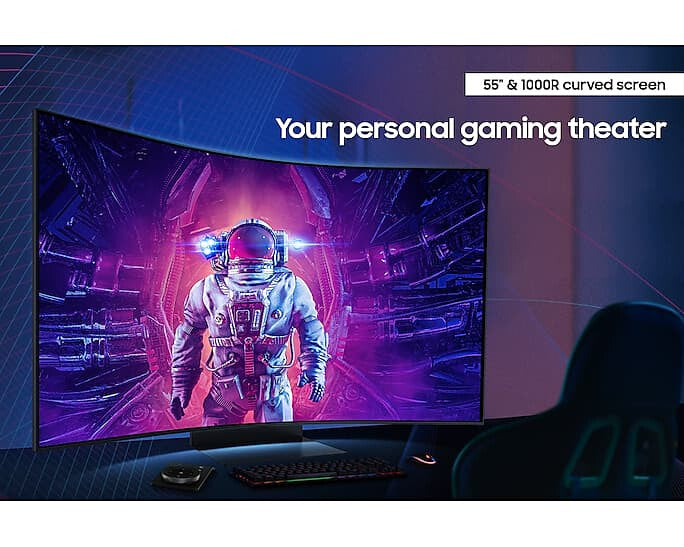 Samsung Odyssey Ark - 139.7 cm (55") - 3840 x 2160 pixels 4K Ultra HD LED Monitor