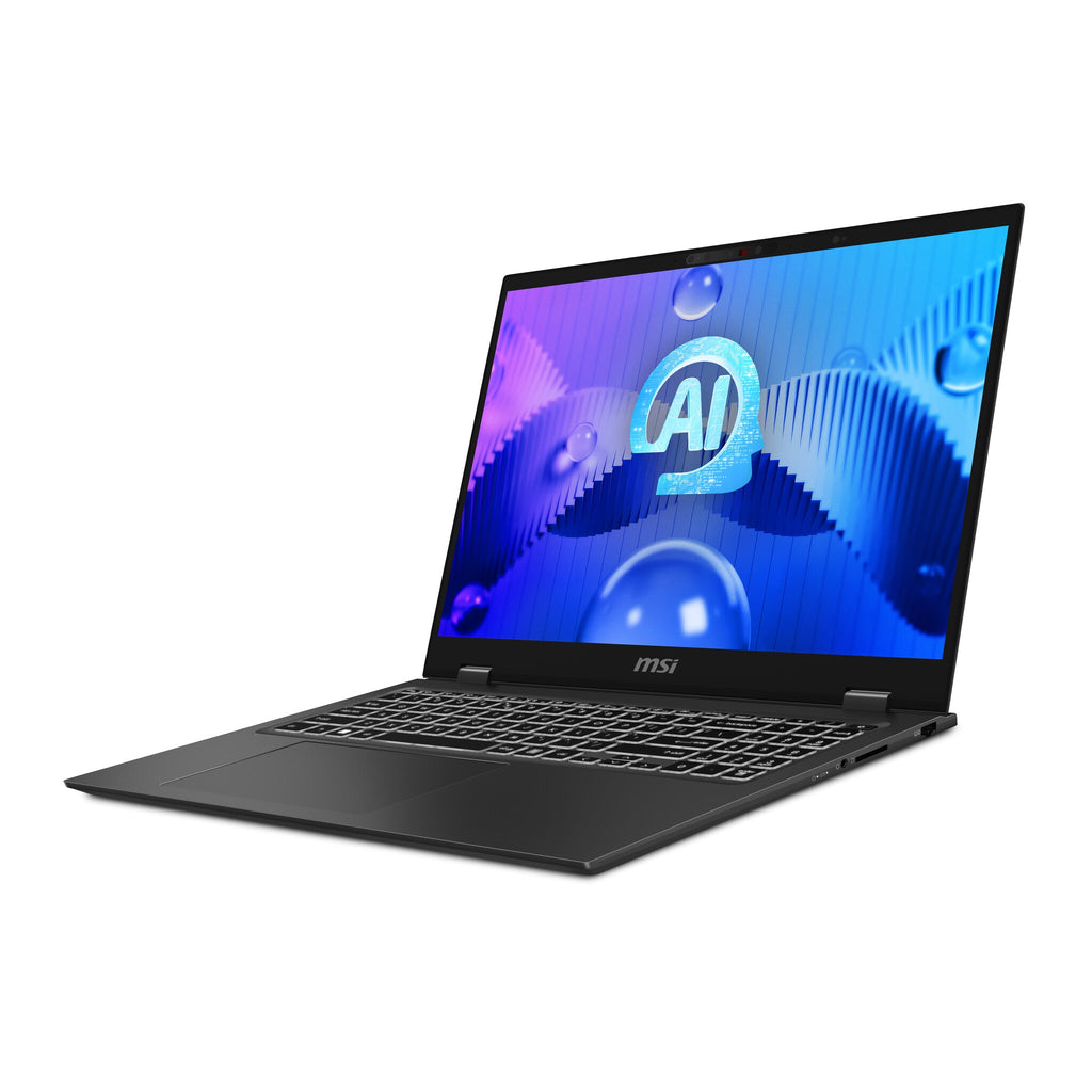MSI Prestige 16 AI Studio Laptop - 40.6 cm (16") - Intel Core Ultra 7 155H - 32 GB LPDDR5-SDRAM - 1 TB SSD - NVIDIA GeForce RTX 4060 - Wi-Fi 7 - Windows 11 Home Advanced - Grey
