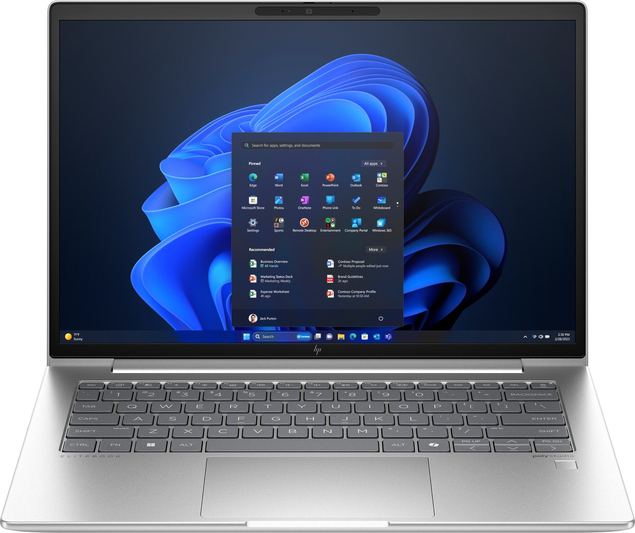 HP EliteBook 640 G11 Laptop - 35.6 cm (14") - Intel Core Ultra 5 125H - 8 GB DDR5-SDRAM - 512 GB SSD - Wi-Fi 6E - Windows 11 Pro - Silver