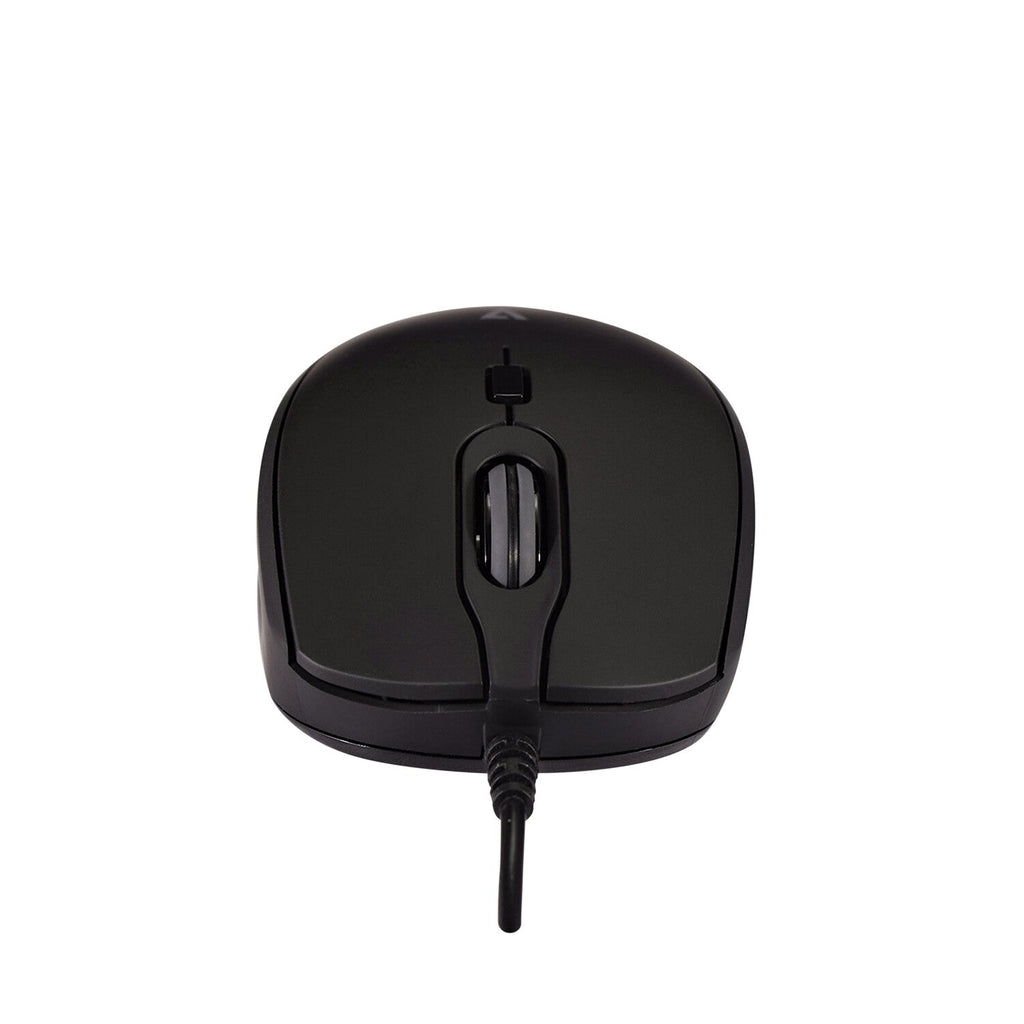 V7 MU350 - USB Wired Pro Silent Mouse - 2,500 DPI