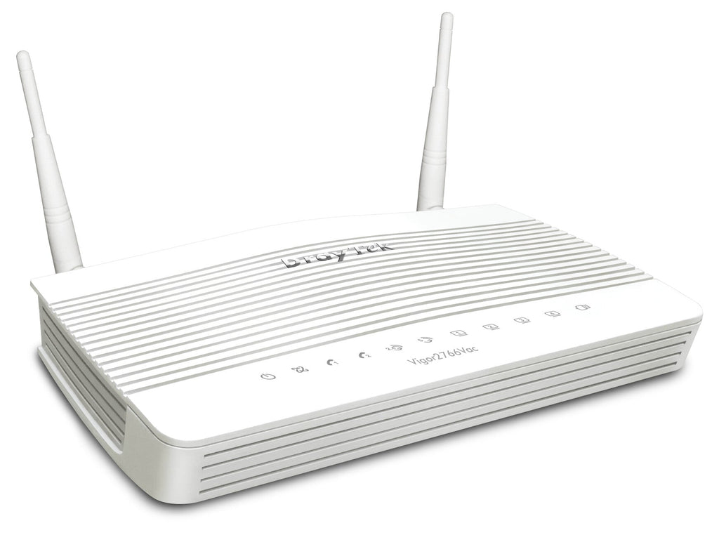 DrayTek Vigor 2766Vac - Gigabit Ethernet Dual-band (2.4 GHz / 5 GHz) wireless router in White