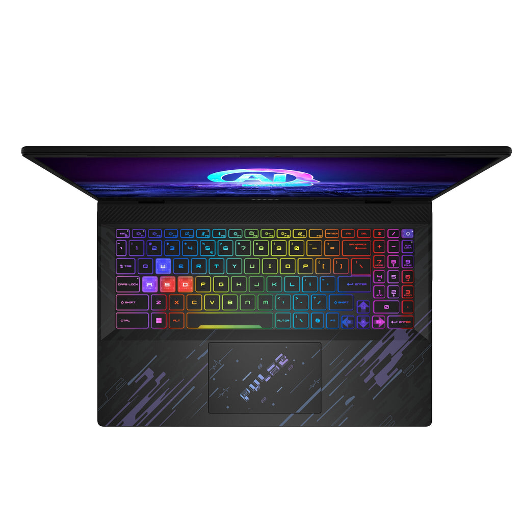 MSI Pulse 16 AI C1VGKG-001UK - Laptop 40.6 cm (16") - Intel Core Ultra 7 155H - 16 GB DDR5-SDRAM - 1 TB SSD - NVIDIA GeForce RTX 4070 - Wi-Fi 6E - Windows 11 Home - Black