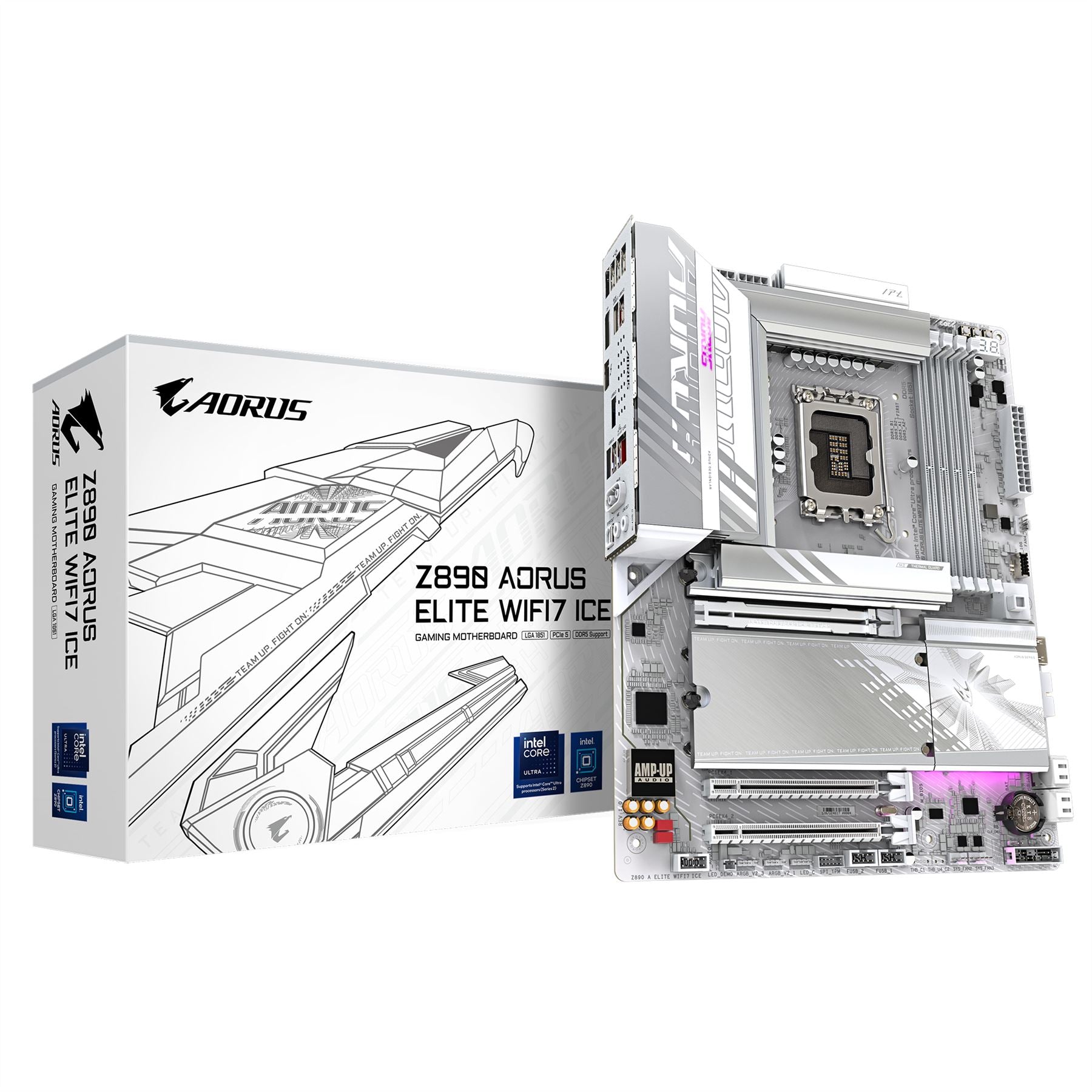 GIGABYTE Z890 AORUS ELITE WIFI7 ICE ATX motherboard - Intel Z890 LGA 1851