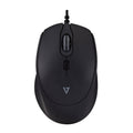 V7 MU350 - USB Wired Pro Silent Mouse - 2,500 DPI
