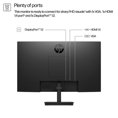 HP Series 3 Pro 324PF - 60.5 cm (23.8") - 1920 x 1080 pixels FHD LED Monitor