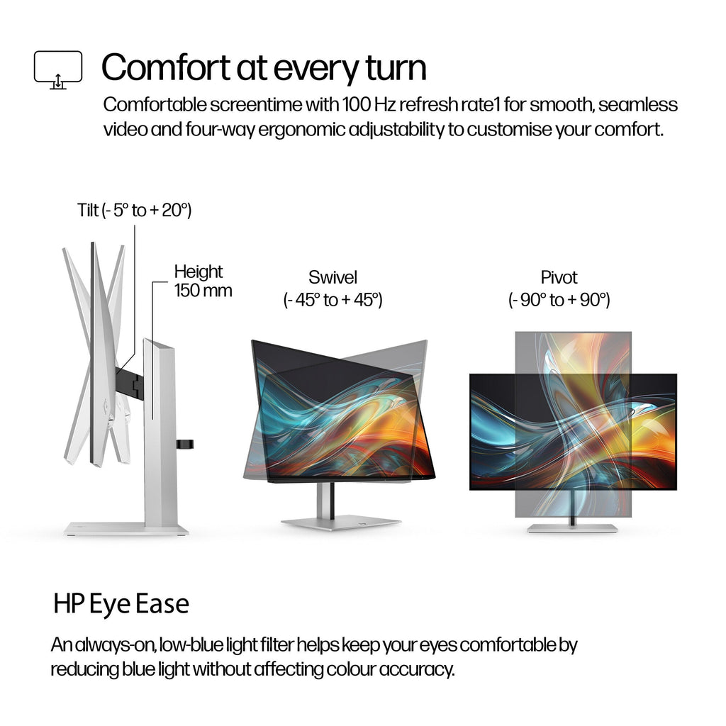 HP Series 7 Pro 724PF - 60.5cm (23.8") - 1920 x 1080 pixels Full HD LED Monitor
