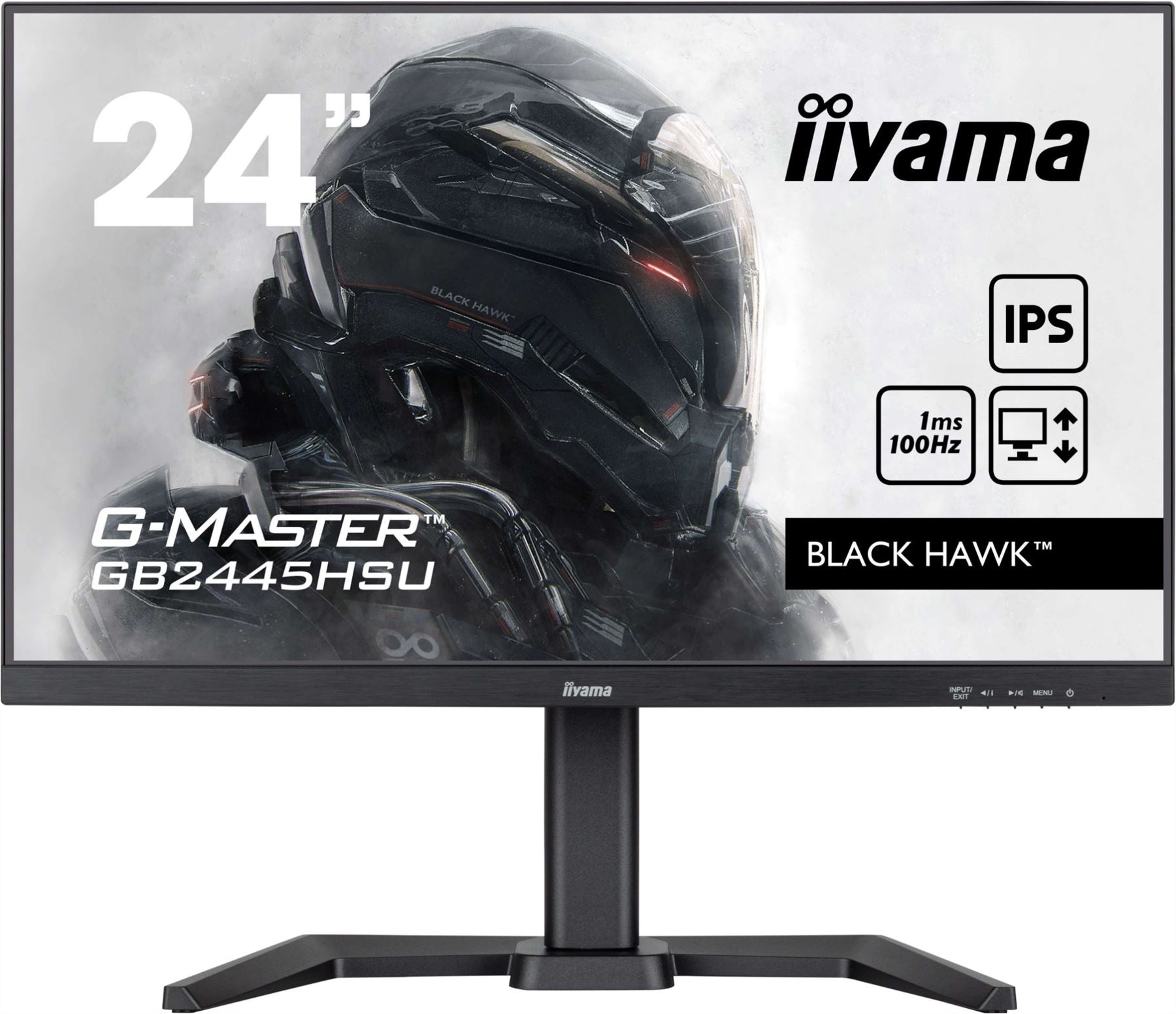 iiyama G-MASTER GB2445HSU-B2 - 60.5 cm (23.8") - 1920 x 1080 pixels FHD Monitor