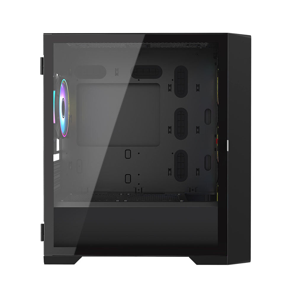 VIDA Cyclone - microATX Mid Tower Case in Black