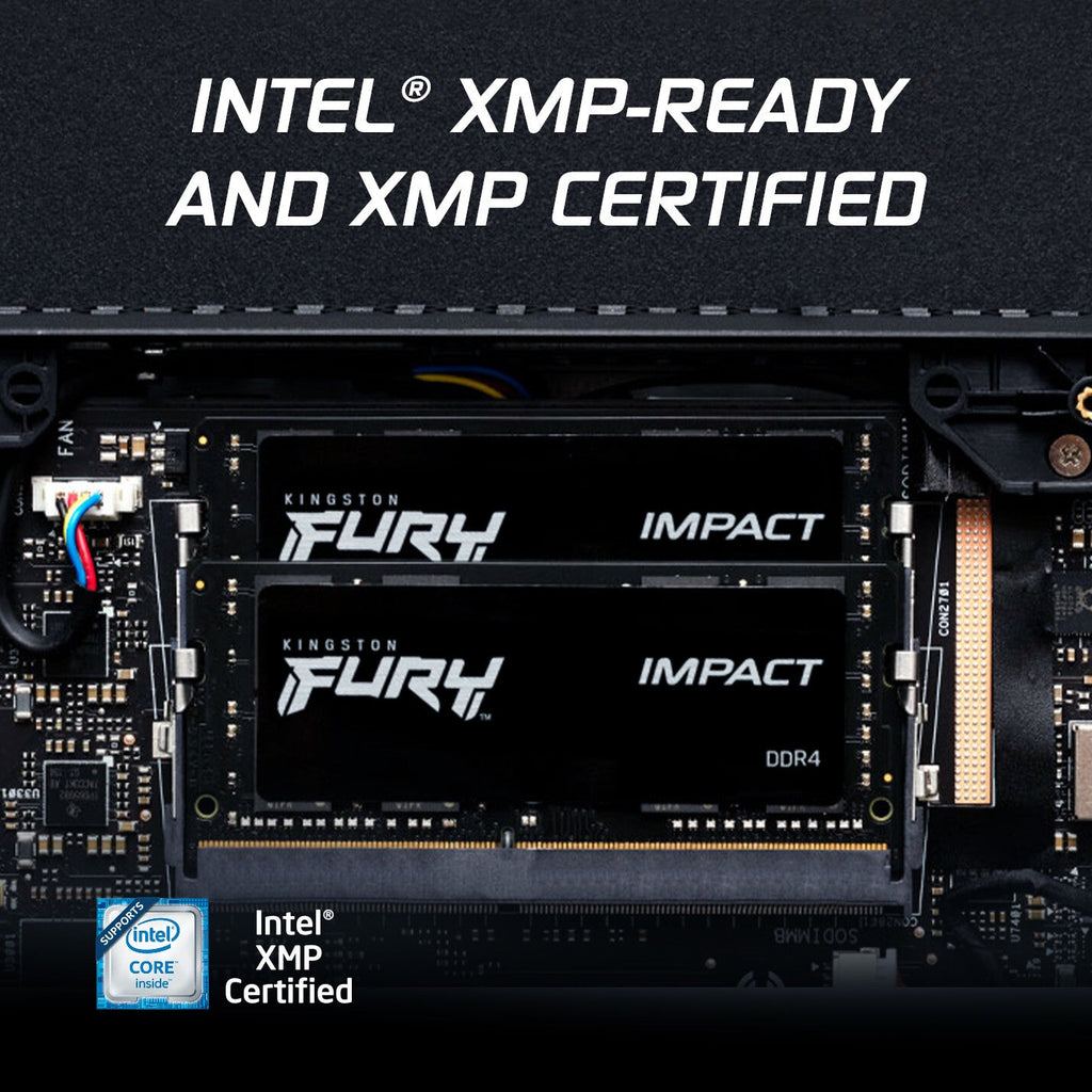 Kingston Technology FURY Impact - 32 GB 1 x 32 GB 3200MT/s DDR4 SO-DIMM memory module