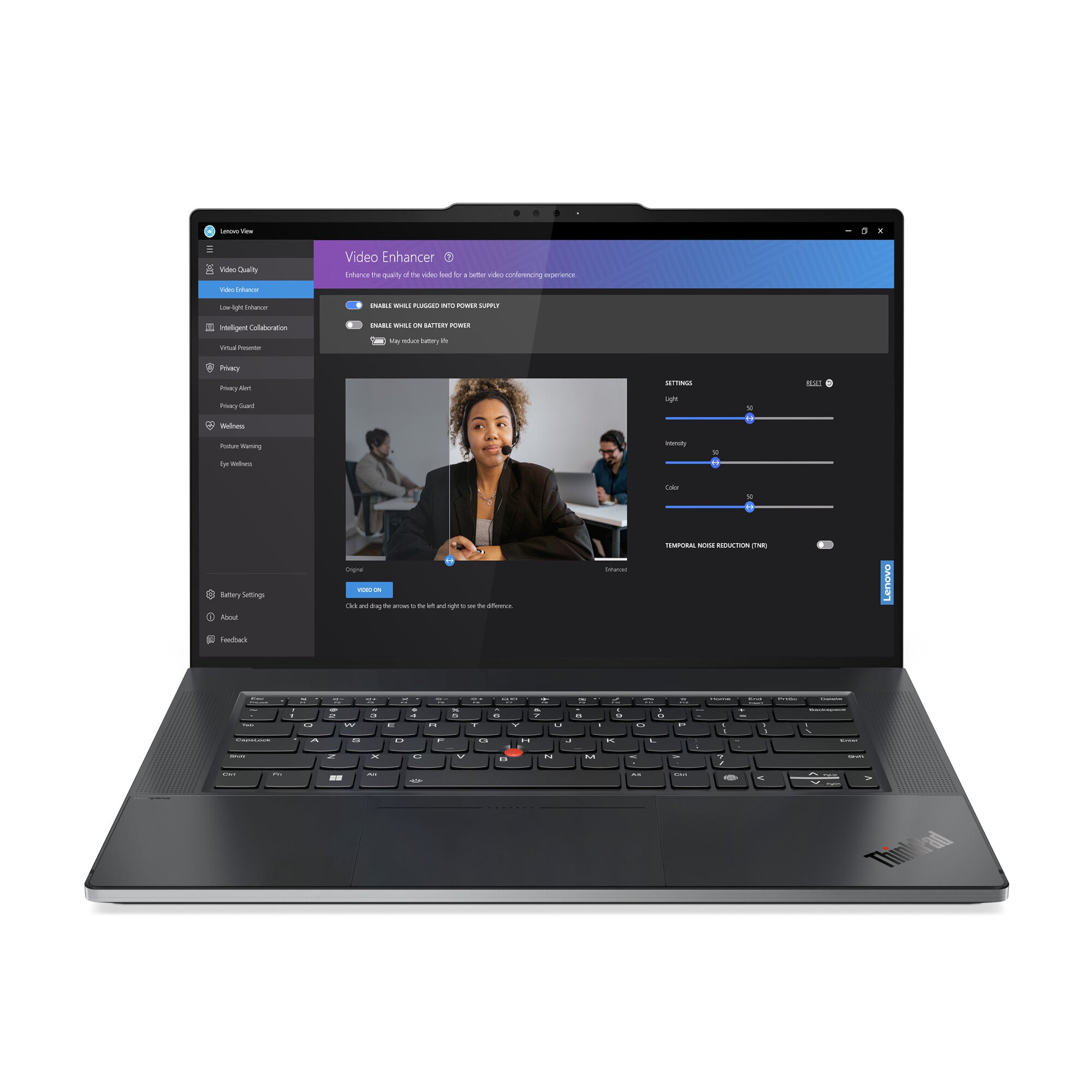 Lenovo ThinkPad Z16 (Gen 2) Laptop - 40.6 cm (16") - Touchscreen - AMD Ryzen™ 7 7840HS - 32 GB LPDDR5x-SDRAM - 1 TB SSD - AMD Radeon RX 6550M - Wi-Fi 6E - Windows 11 Pro - Grey