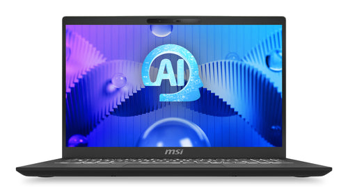 MSI Modern 15 H AI Laptop - 39.6 cm (15.6") - Intel Core Ultra 5 125H - 16 GB DDR5-SDRAM - 512 GB SSD - Wi-Fi 6E - Windows 11 Home - Black